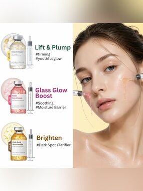SUNGBOON EDITOR 3-Piece Ampoule Bundle PDRN Collagen Kojic Acid NEW